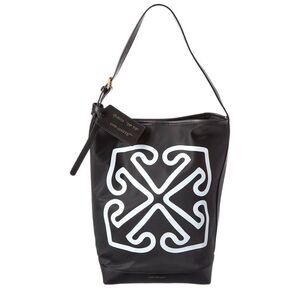 Off-White™ Classic Leather Hobo Bag, Black